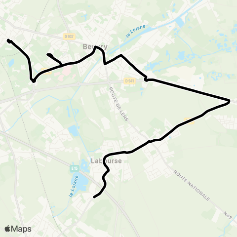 Tadao Scolaires  map