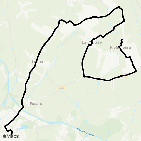 Tadao Scolaires  map