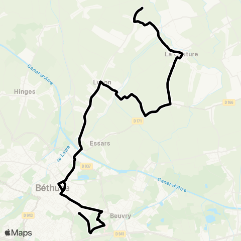 Tadao Scolaires  map