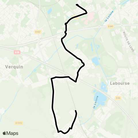 Tadao Scolaires  map