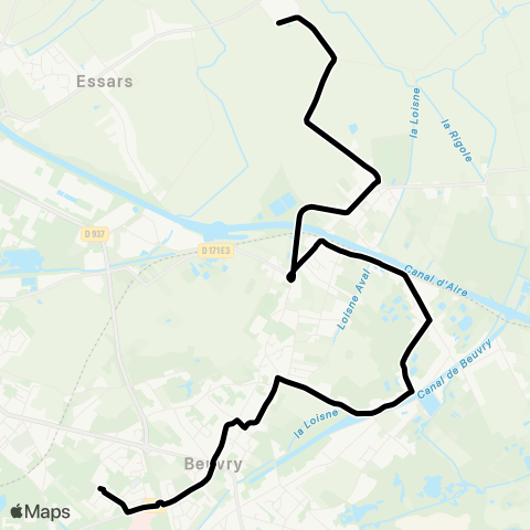 Tadao Scolaires  map