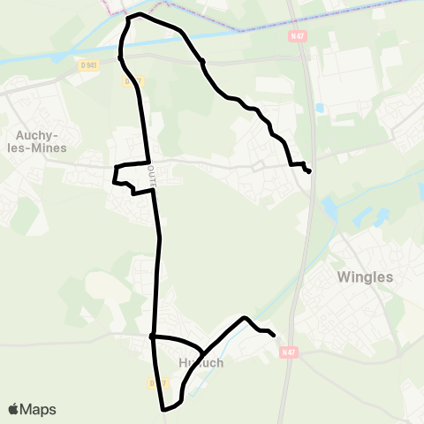 Tadao Scolaires  map