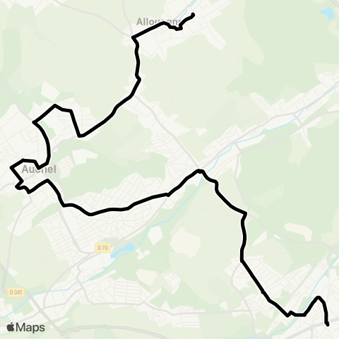 Tadao Scolaires  map