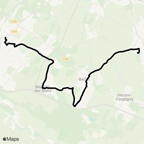 Tadao Scolaires  map