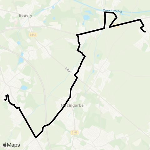 Tadao Scolaires  map