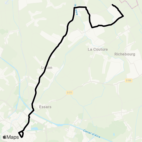 Tadao Scolaires  map