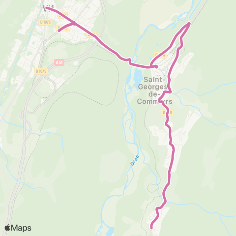 M Réso Vif Mairie / Notre-Dame-de-Commiers le Village map