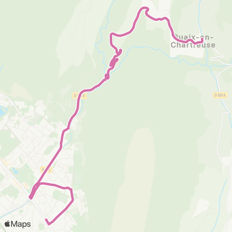 M Réso Quaix-en-Chartreuse Village / St-Égrève Muret map