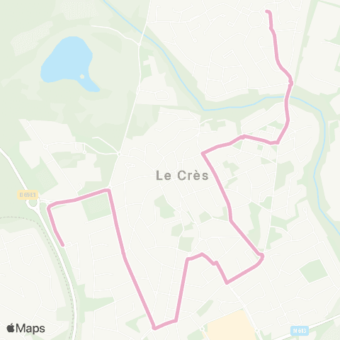 TaM Le Crès Jean Jaurès / Le Crès Maumarin map