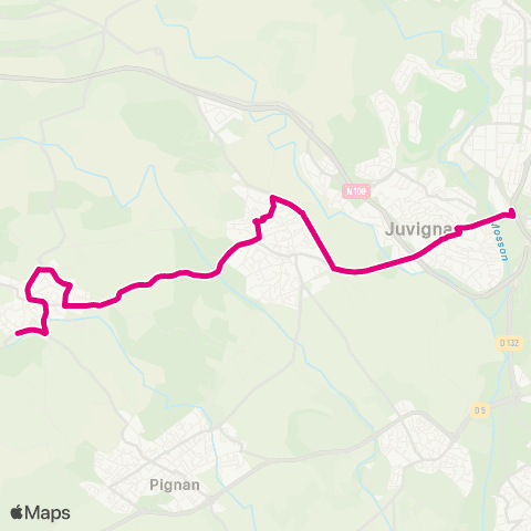 TaM Mosson - Murviel lès Montpellier map
