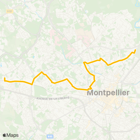 TaM Cimetiere St-Lazare - Celleneuve map