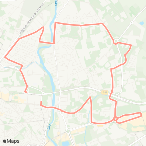 TaM Leon Blum - Place de l'Europe map