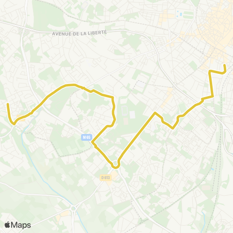 TaM Les Bouisses - Gare Saint-Roch map