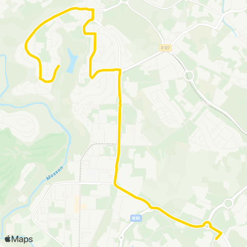 TaM P. Coubertin - Hotel Departement map