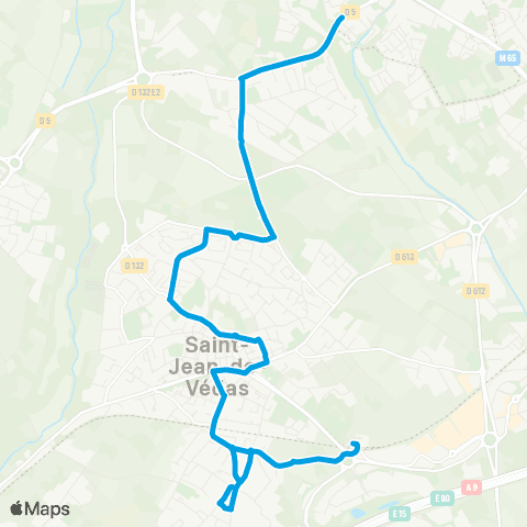 TaM St-Jean le Sec - Parc Font-Colombe map