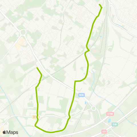 TaM Sabines - Saint-Cleophas map