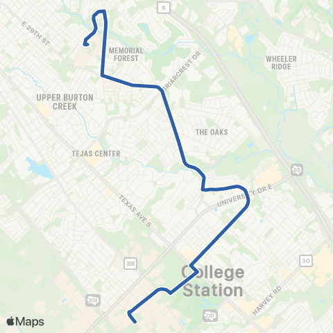 Aggie Spirit Reveille map