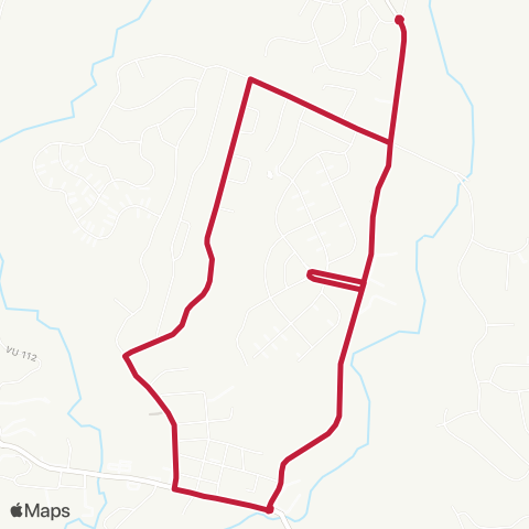 Tanéo Mont Mou / Paita Centre map