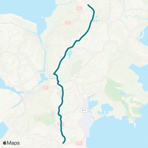Tanéo Dumbéa Centre / Portes de Fer map