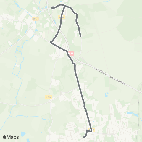 Tanéo V-Vauzelles Mairie - Pignelin map