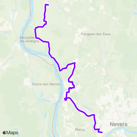 Tanéo Croisement - Notre-Dame map
