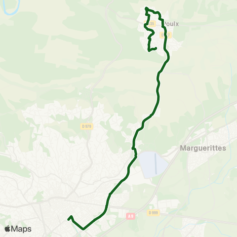 TanGO! Poulx - Nîmes map