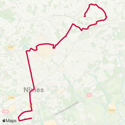 TanGO! Serre Cavalier - Ville active map