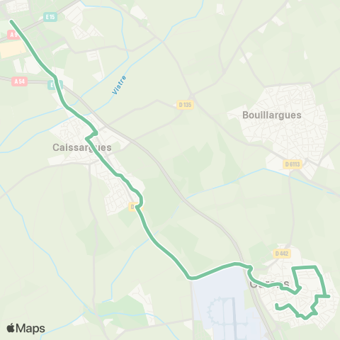 TanGO! Garons - Caissargues - Nîmes map