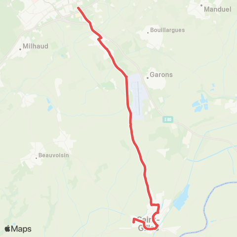 TanGO! Saint Gilles - Caissargues - Nîmes map