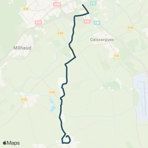 TanGO! Generac - Nîmes map