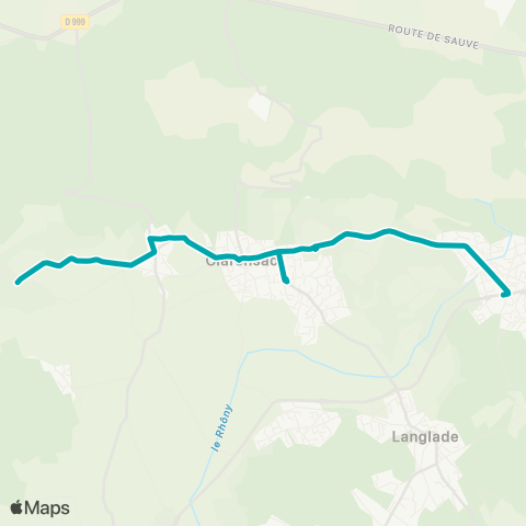 TanGO! Caveirac - Maruejols / Clarensac map