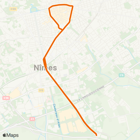 TanGO! Gambetta Coupole - Parking Relais A54 map