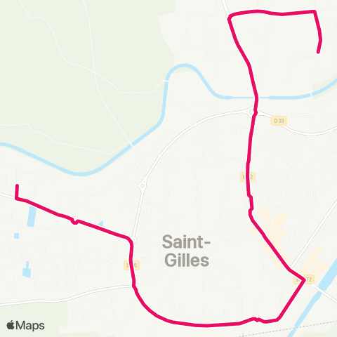 TanGO! - Linges scolaires Collège Jean Vilar - Saint - François map