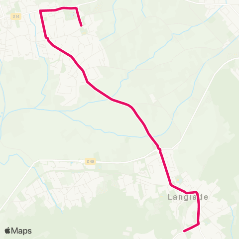 TanGO! - Linges scolaires Collège de Clarensac - Langlade map