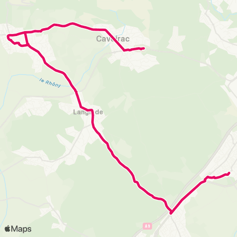 TanGO! - Linges scolaires Lycée de Milhaud - Caveirac map
