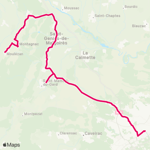 TanGO! - Linges scolaires Lycée Camus - Moulezan map