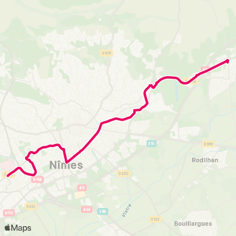 TanGO! CHU Caremeau-Marguerittes map