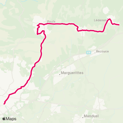 TanGO! Navette Feria N°1 map