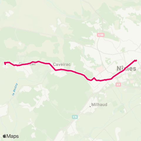 TanGO! Navette Feria N°8 map