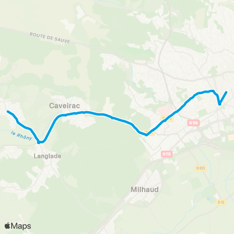 TanGO! Clarensac - Gare Feuchères map