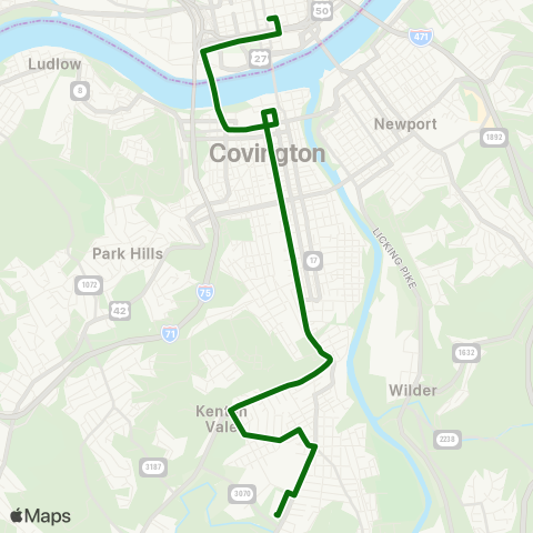 TANK Madison Ave / Latonia map