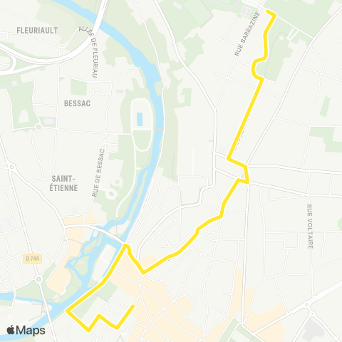 Tanlib Navette Colline Saint André map