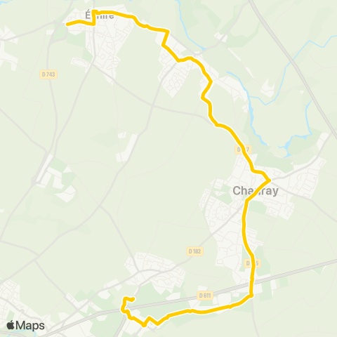 Tanlib Chauray MAAF - Échiré Léo Desaivre map