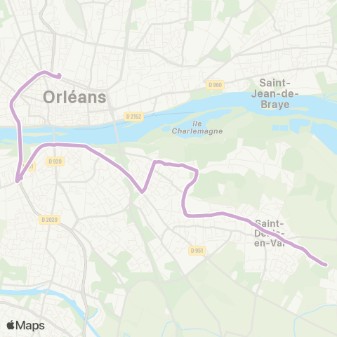 Tao Gare d'Orléans - Val de Loire map