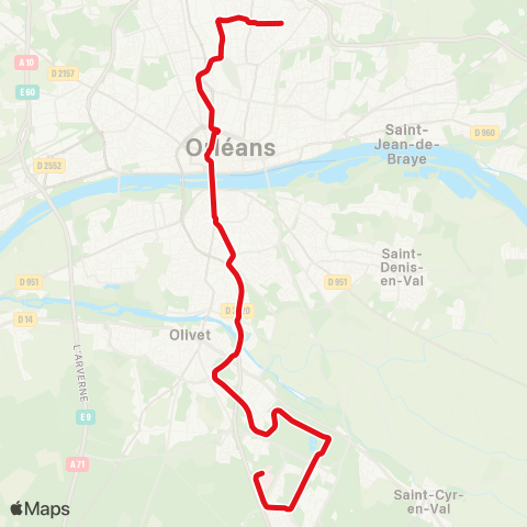 Tao Jules Verne - Hôpital la Source map