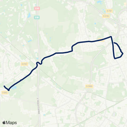 Tao Vilpot - Maurice Genevoix map