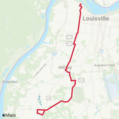 TARC Portland-Manslick map
