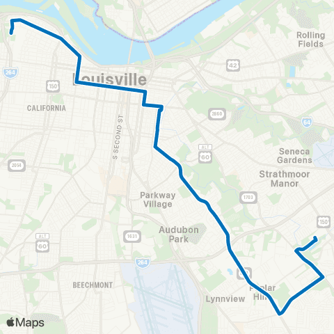 TARC Portland – Poplar Level map