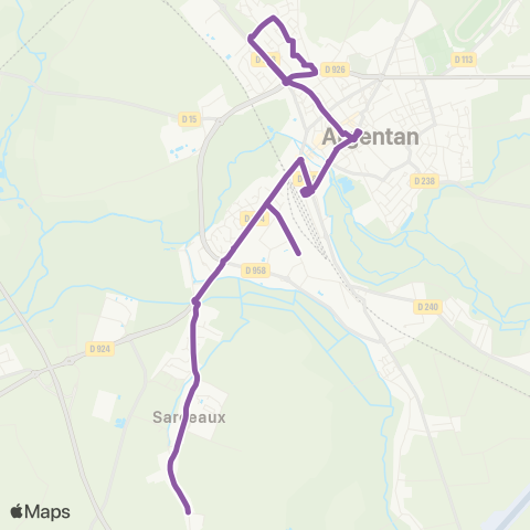 Terres d'Argentan Mobilité Musiciens / la Croix Neuve map