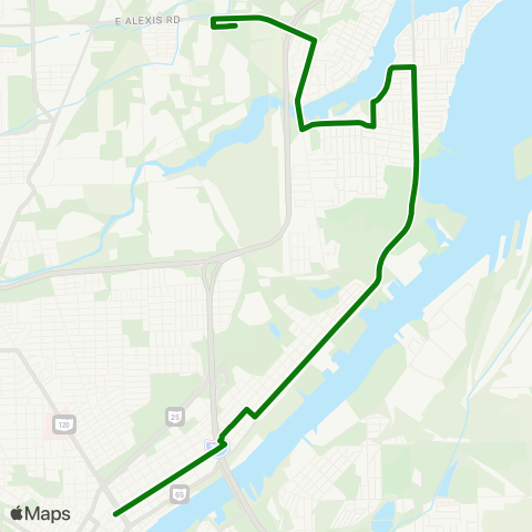 TARTA Meijer Alexis via Summit map